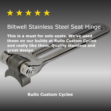 Load image into Gallery viewer, Biltwell Seat Hinge Polished
